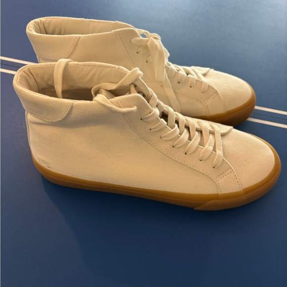 MADEWELL Sidewalk High-Top Sneakers in Recycled Canvas 8.5 - Picture 3 of 9
